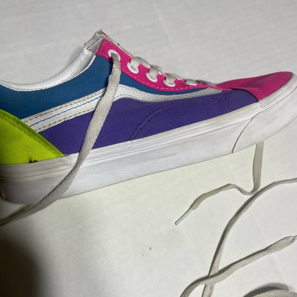 Vans Old Skool Neon Shoes women’s 7.5/ mens 6 - Picture 7 of 8